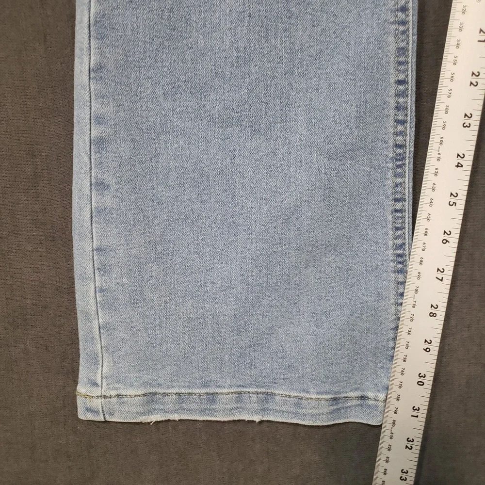 No Boundaries Bootcut Jeans Womens 10 Light Wash Heart Embroidered‎ Denim